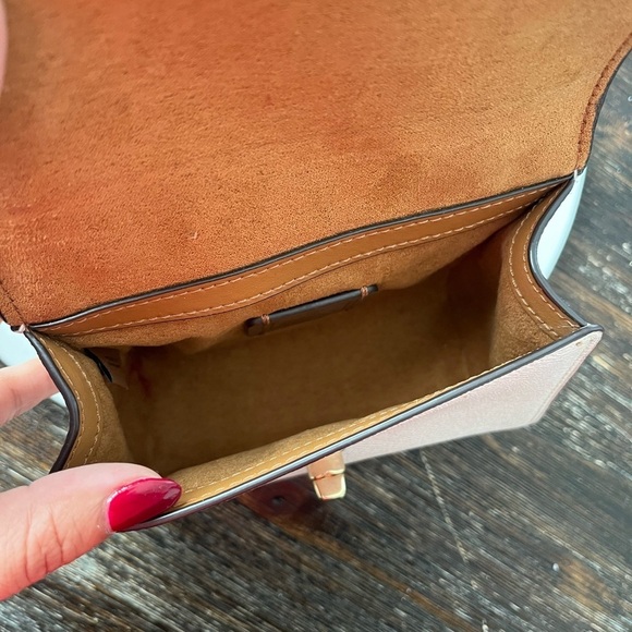 Coach mini micro Tilly top handle bag chain gold link - Picture 8 of 9